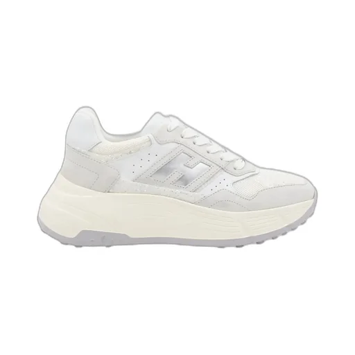 Panelled Lace-Up Sneakers