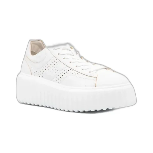 Side H Perforated Detailed Sneakers