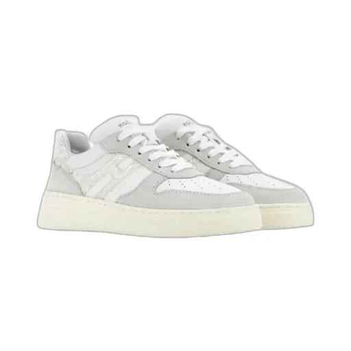 Hogan H630 Logo Detailed Low-Top Sneakers