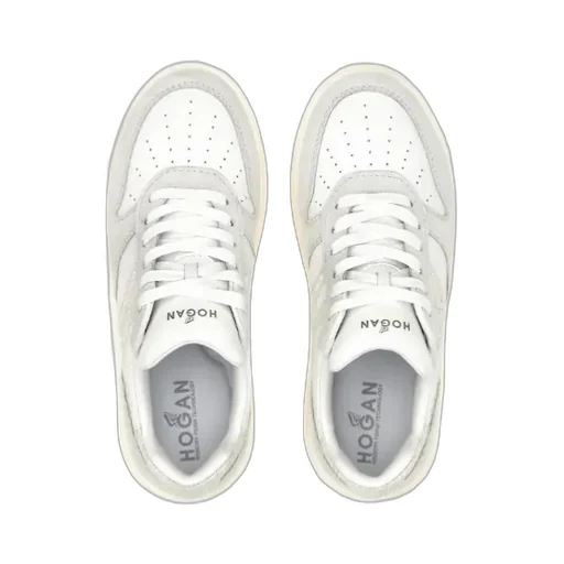 Hogan H630 Logo Detailed Low-Top Sneakers