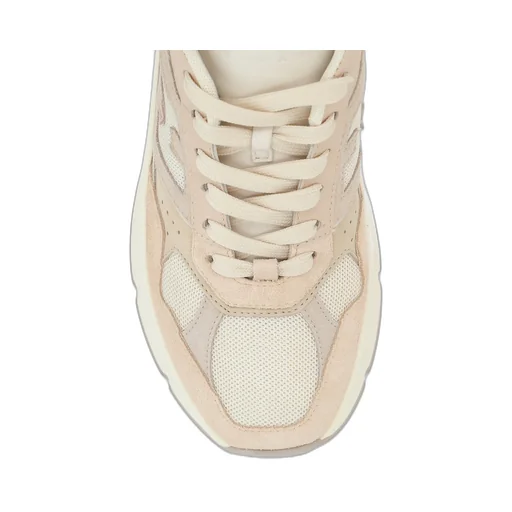 Panelled Lace-Up Sneakers