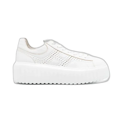 Side H Perforated Detailed Sneakers