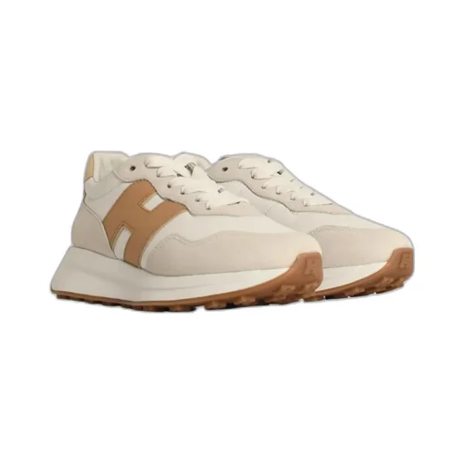 Logo Patch Panelled Sneakers