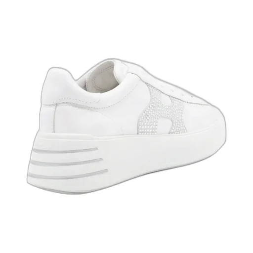 Logo Embellished Lace-Up Sneakers