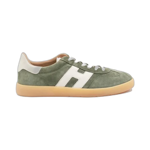 Logo Embossed Lace-Up Sneakers