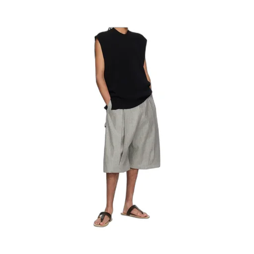 Tight Twist Cotton Knit Vest