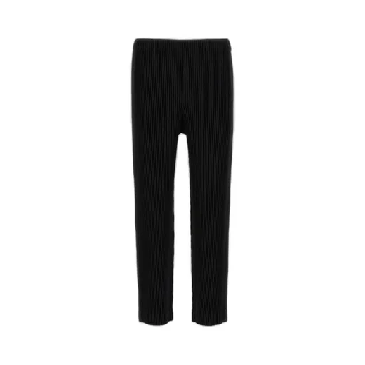 Elasticated Waistband Pleated Trousers