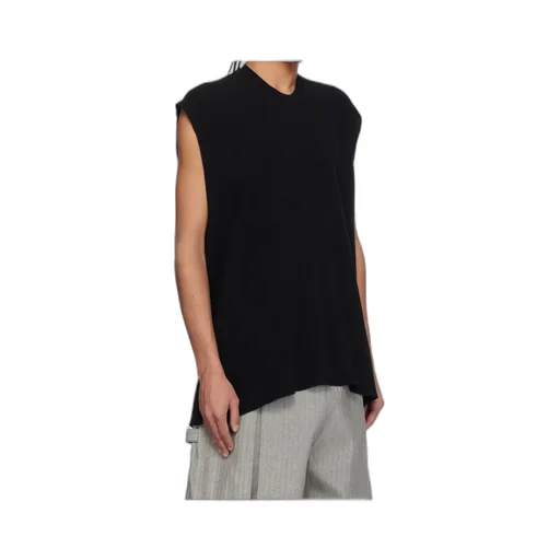 Tight Twist Cotton Knit Vest