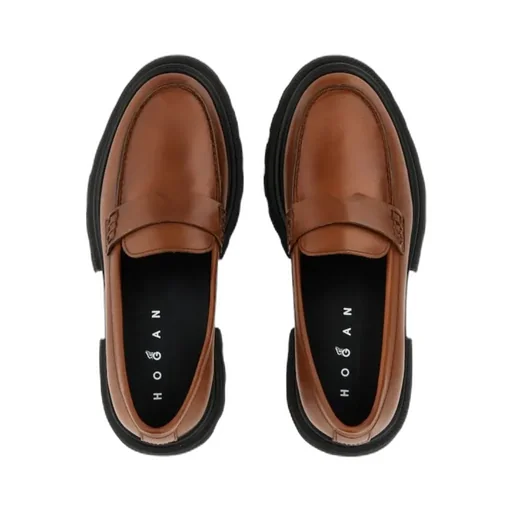 Round-Toe Slip-On Loafers