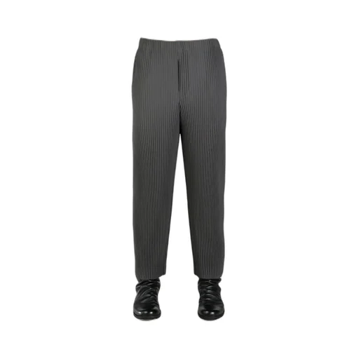 Pleated Tapered Leg Trousers