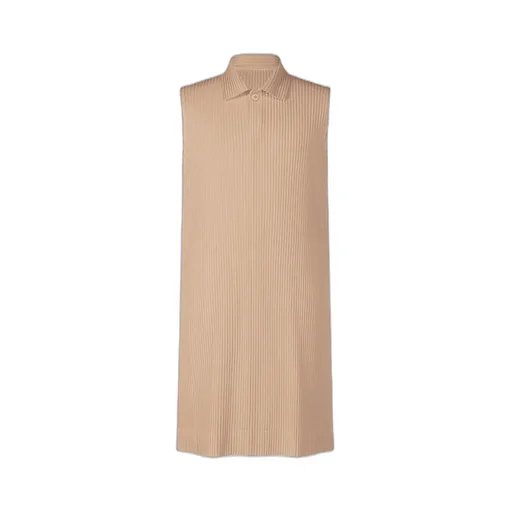 Sleeveless Pleated Top