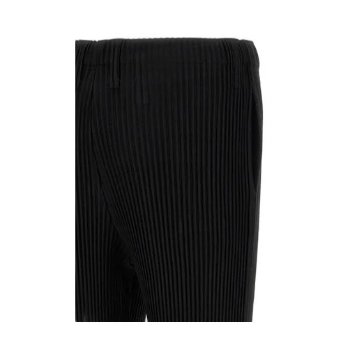 Elasticated Waistband Pleated Trousers