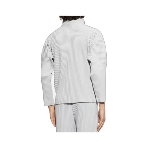 Zip-Up Pleated Jacket