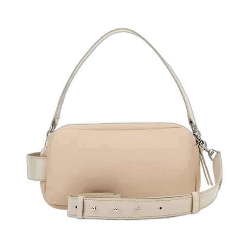 Doppia Leather Shoulder Bag