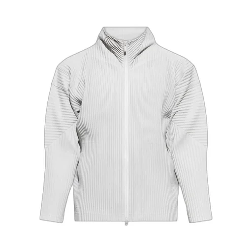 Zip-Up Pleated Jacket