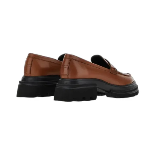Round-Toe Slip-On Loafers