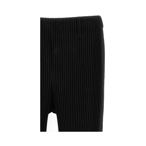 Elasticated Waistband Pleated Trousers