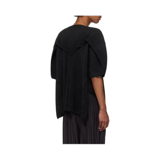 Short-Sleeved Knitted T-Shirt