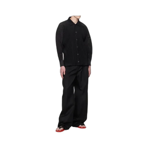 Long-Sleeved Mesh Shirt