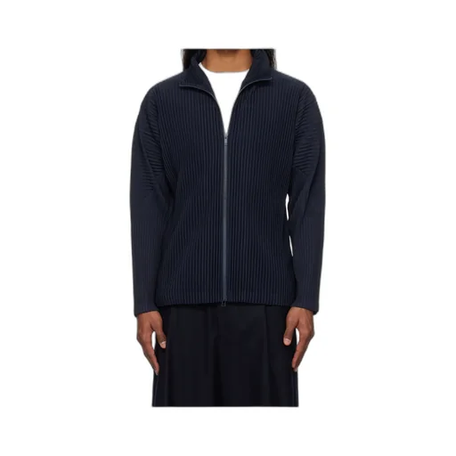 Zip-Up Pleated Jacket