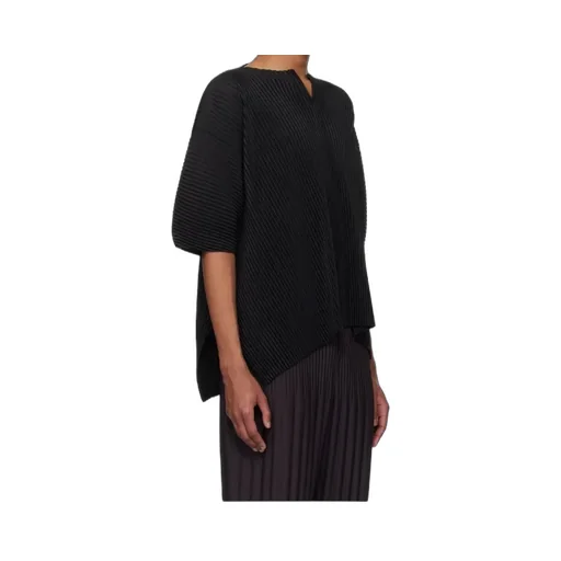 Short-Sleeved Knitted T-Shirt