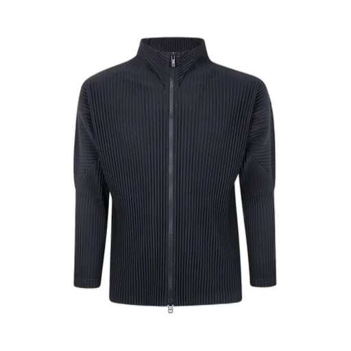 Zip-Up Knitted Cardigan