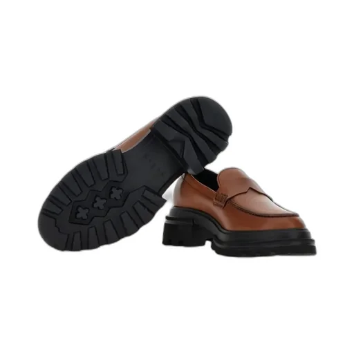 Round-Toe Slip-On Loafers