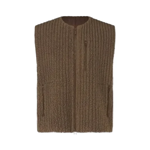Fleeced Pleats Gilet