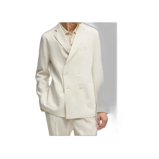 Double-Breasted Slim-Fit Blazer