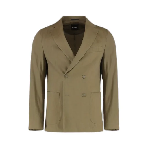 Double-Breasted Slim-Fit Blazer