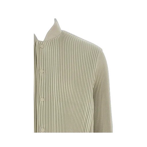 Button-Up Pleated Jacket