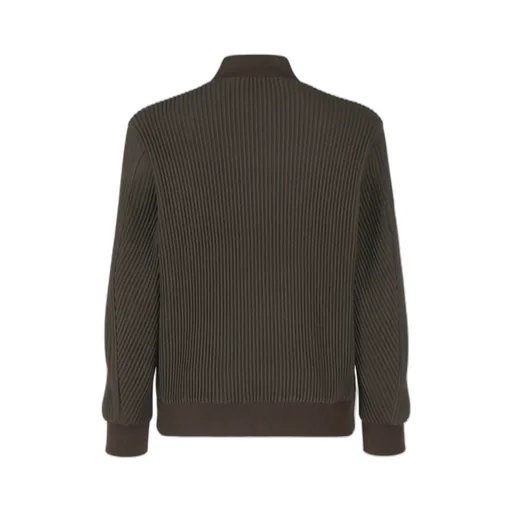 Button-Detailed Pleated Jacket