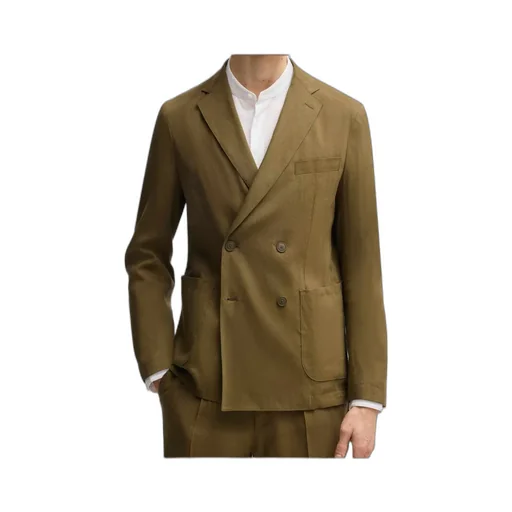 Double-Breasted Slim-Fit Blazer