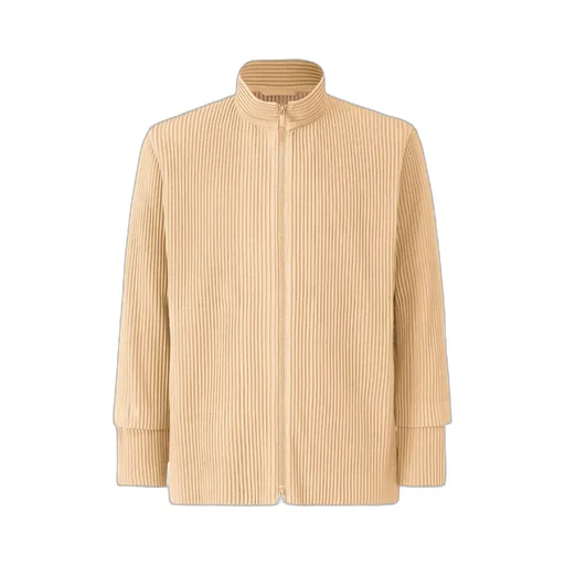 Cargo Plissé-Effect Jacket