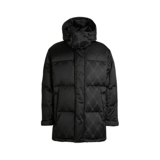 Water-Repellent Parka Jacket With Signature Jacquard