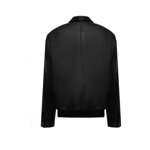 Leather Bomber Jacket