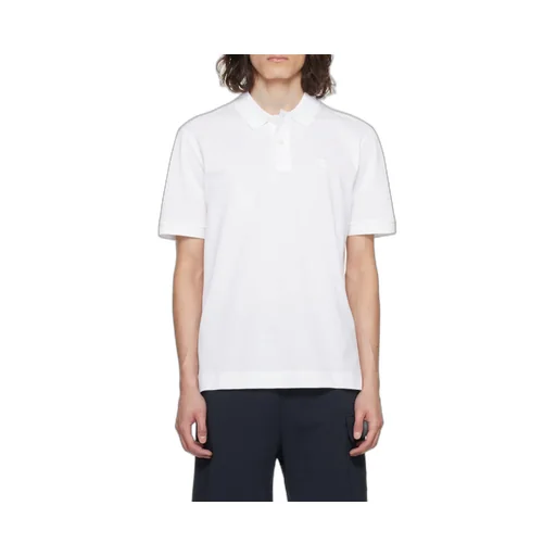 Embroidered Monogram Cotton Polo Shirt