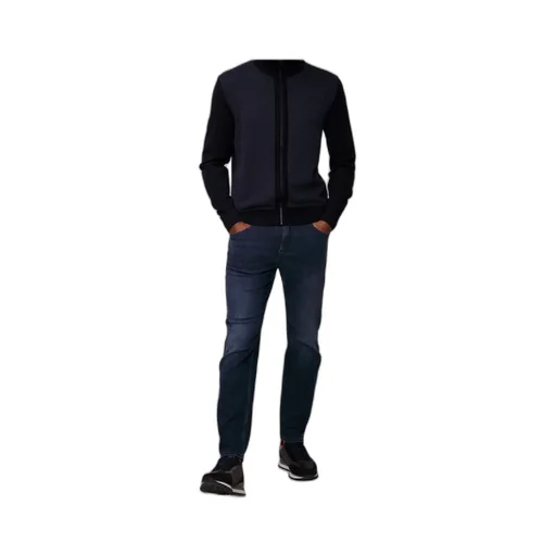 Zip-Up Knitted Cardigan