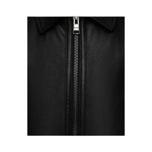 Leather Bomber Jacket