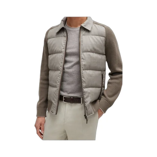 Long Sleeve Wool Down Jacket