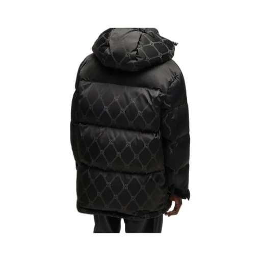Water-Repellent Parka Jacket With Signature Jacquard