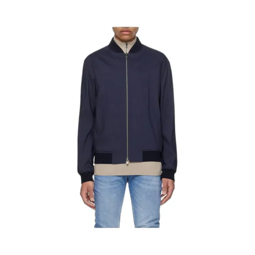 Right-Collar Zipper Casual Jacket