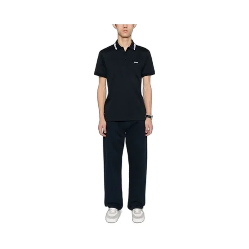 Collar Graphics Slim Fit Polo Shirt