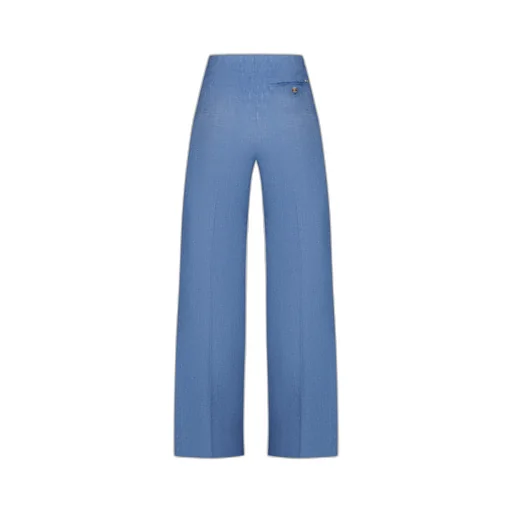 High-Waist Wide-Leg Trousers