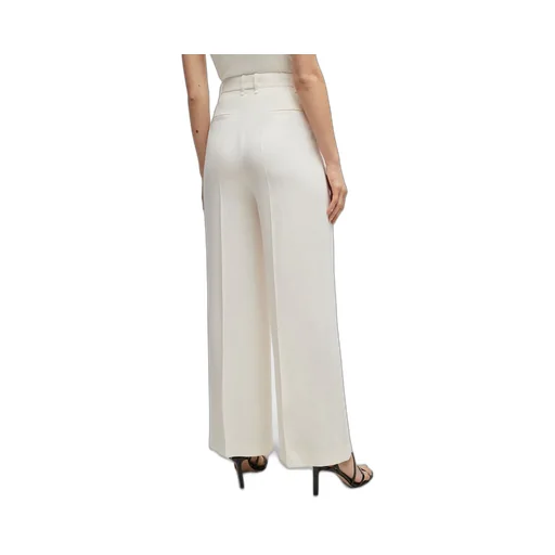 High-Waist Crepe Palazzo Pants