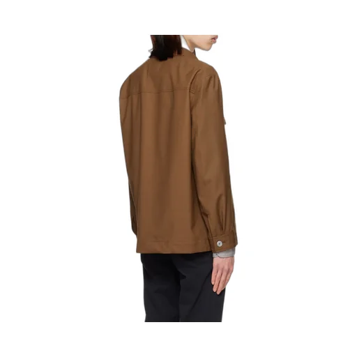 MÉLange-Effect Shirt Jacket