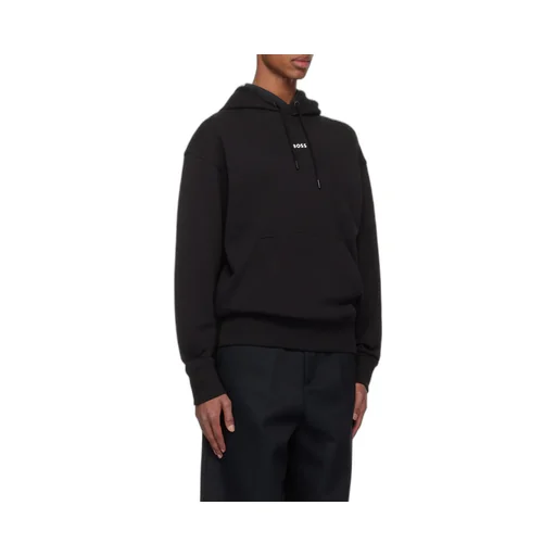 Logo-Rubberised Cotton Hoodie