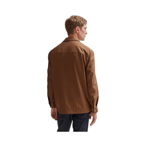 MÉLange-Effect Shirt Jacket