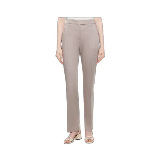 Slim-Fit Satin Trousers