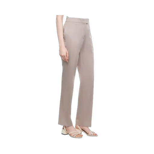 Slim-Fit Satin Trousers